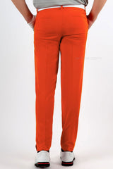 Arisle Ultra Comfy Fierce Orange Golf Pants