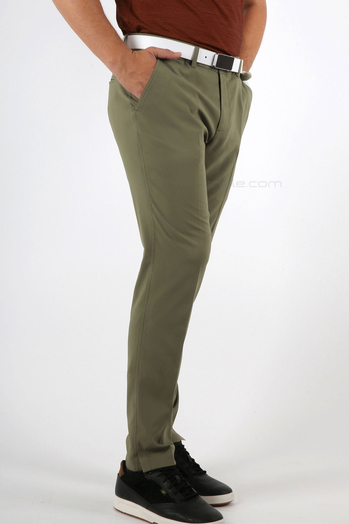Arisle Bossman Sand Gold Golf Pants