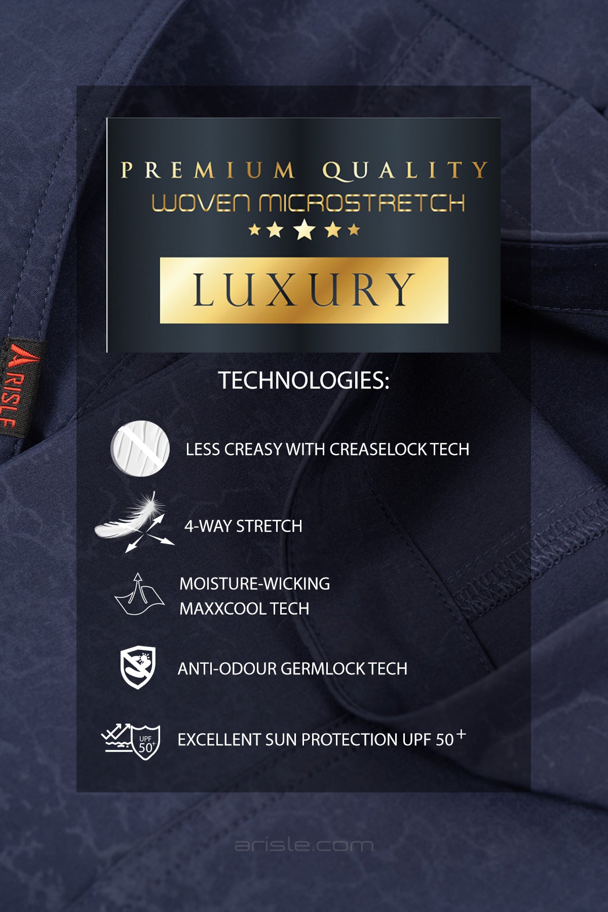 Quần Golf ARISLE A-Class Cluster - Navy Blue