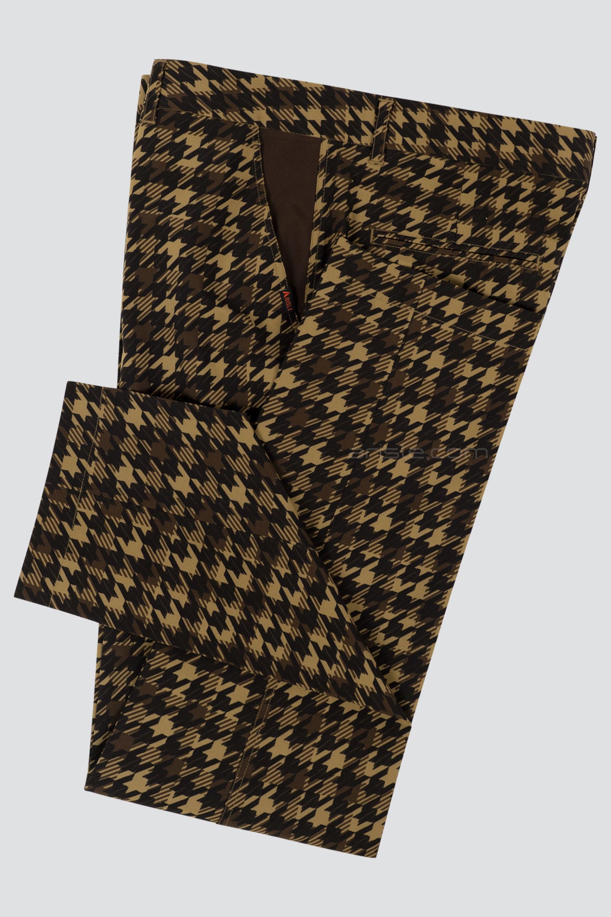 Arisle DESIGNER SERIES Golden Brown Golf Pants