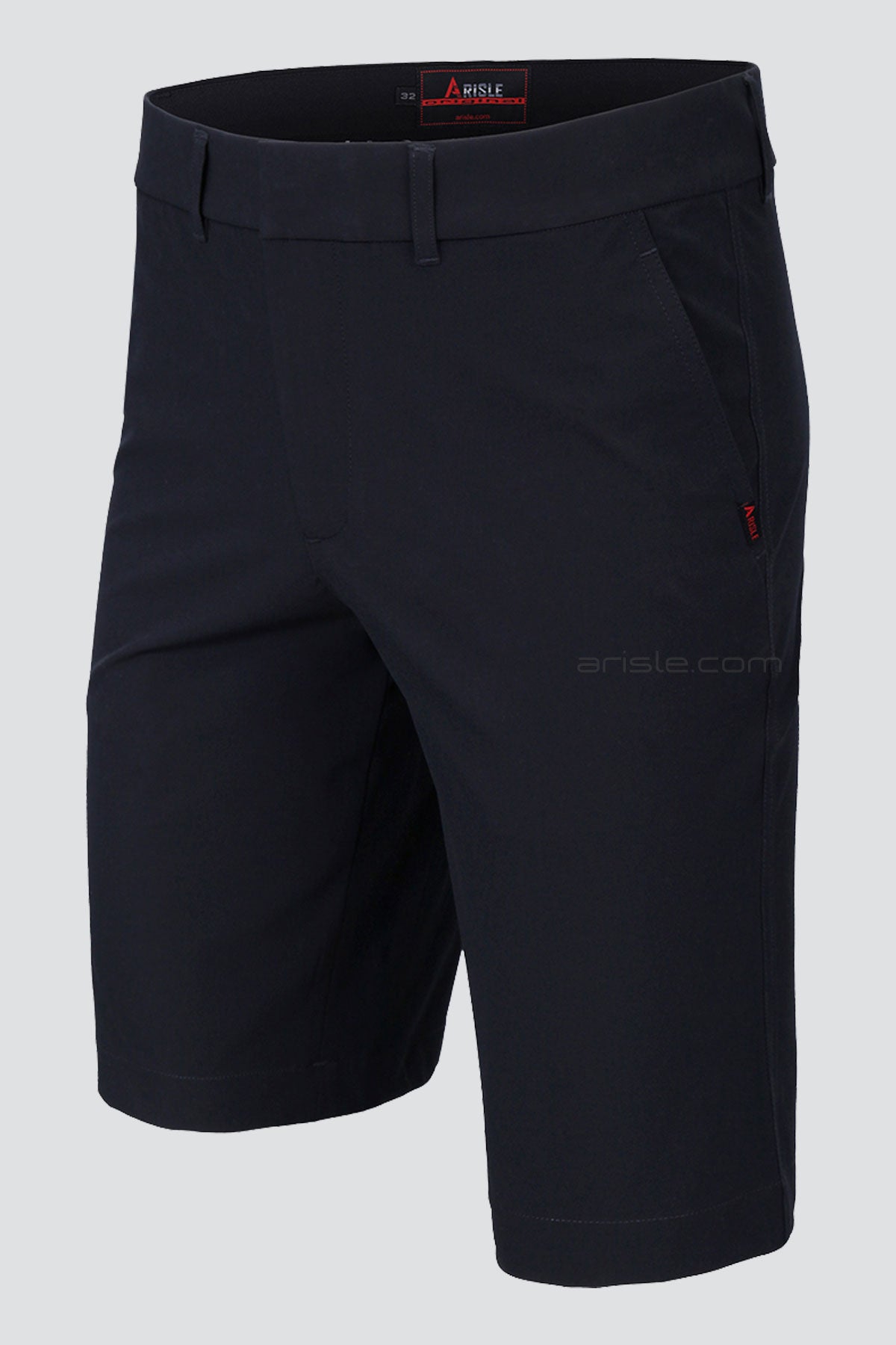 ARISLE Bossman Matte Black Golf Shorts
