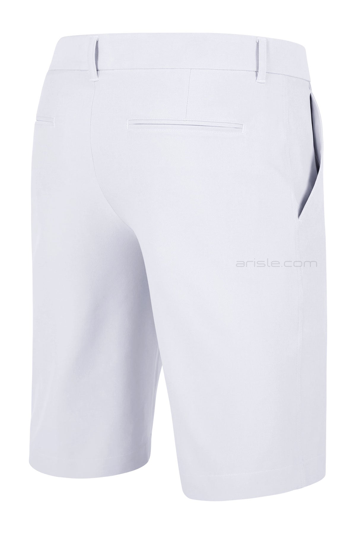 Quần Shorts Golf Nam Arisle Bossman Classy White