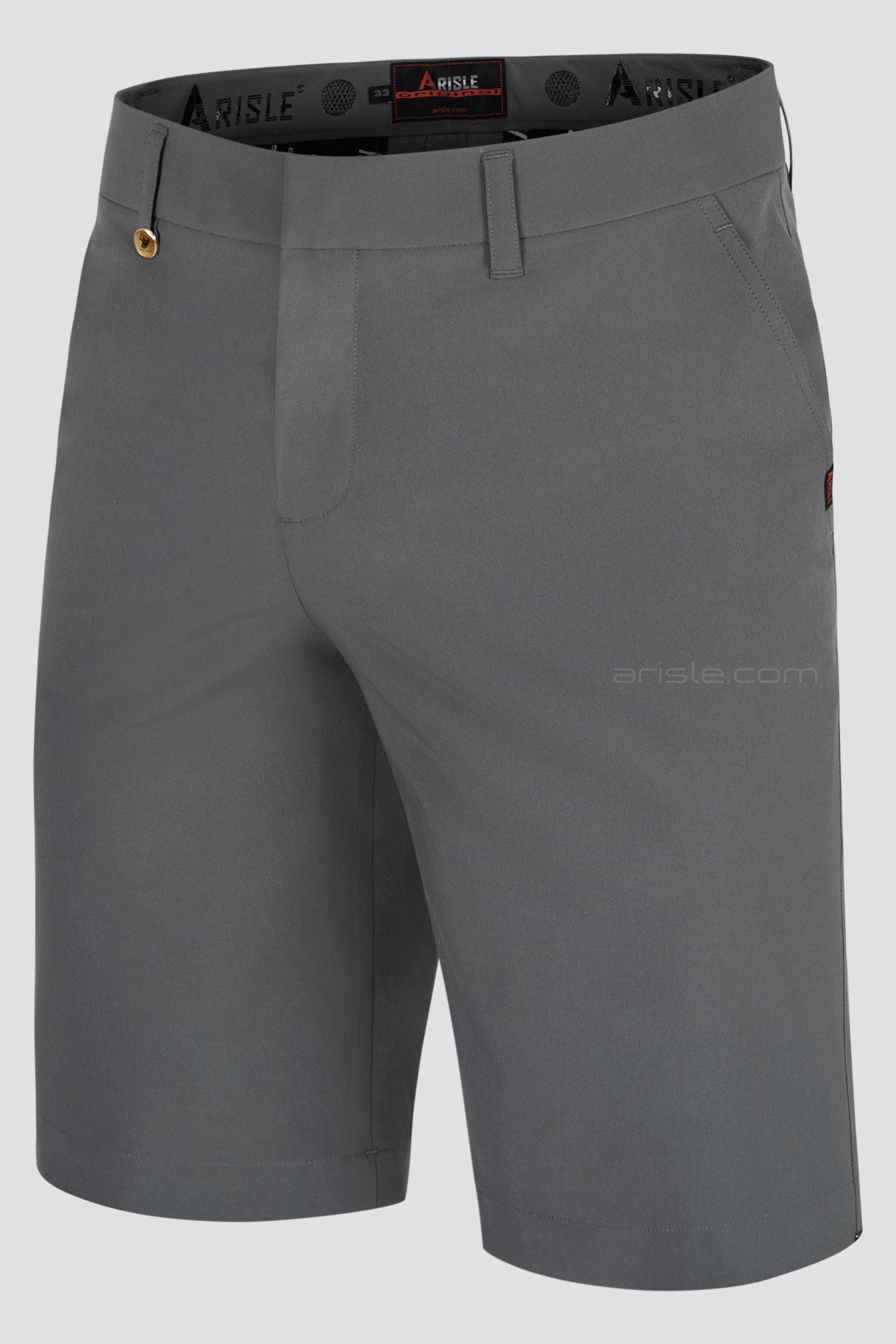 ARISLE Bossman German Grey Golf Shorts