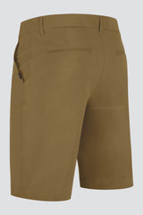 ARISLE Bossman Rich Gold Golf Shorts