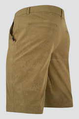 A-Class Cluster - Khaki Gold Golf Shorts