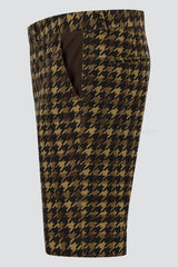 ARISLE DS Golden Brown Golf Shorts