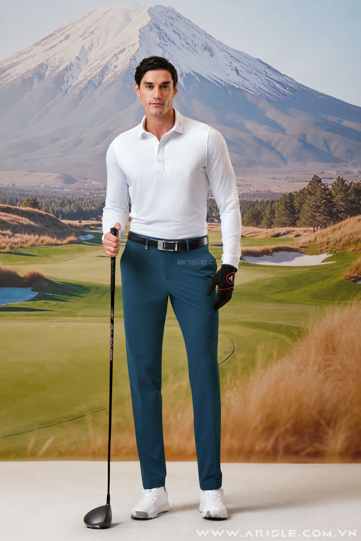 Quần Golf Nam ARISLE Friction Free Regal Blue